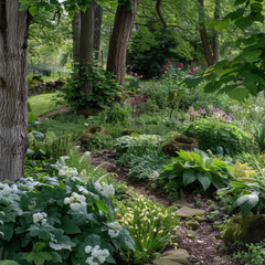 Custom English/Woodland Garden Design – Detailed Plant List & Support