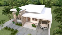 33×43 Feet House Design 10×13 Meter 3 Beds PDF Full Plan (A4 Hard Copy)