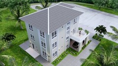 36×46 Feet House Design Plans 11×14 Meter 6 Beds 4 Baths Hip Roof (A4 Hard Copy)