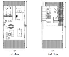 32’x70′ 3 Beds, 1 Bath A-Frame Cabin DIY Architectural Build Plans 209 pages PDF