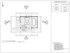 25×18 Backyard Office / Bar / Tiny House Architectural Build Plans PDF Download