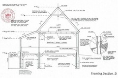 Backyard Barn Blueprints – Three Sets of Woodberry Pole-Barn Plans (eB-112×3)