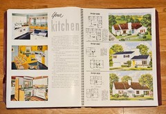 Amazing mid century modern 1950 house plans large folio book 96 pages MCM design