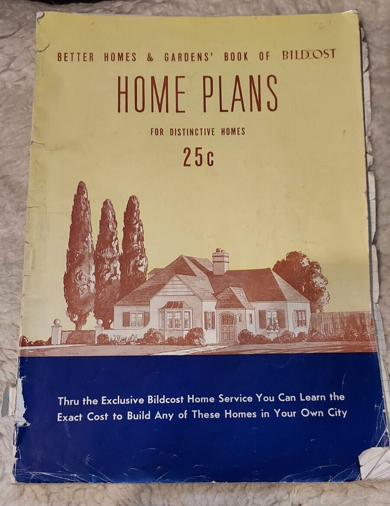 RARE Better homes & Garden Home Plans – Distinctive homes 1936 Original booklet