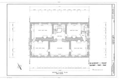 Carter’s Grove Plantation – colonial brick mansion, architectural PRINTED Plans