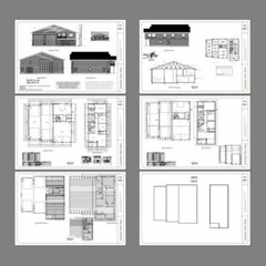 56×50 Apartment – 2-RV – 3 Br 2.5 Ba – PDF FloorPlan – 1,703 sqft – Model 1B
