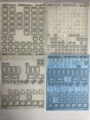 Letraset Architecture Bathroom And Kitchen Transfer Sheets – Lot Of 16 Used