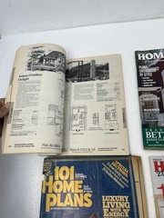 Vintage Home House Plans Magazines Lot x10 Blueprints Architectural Design Books