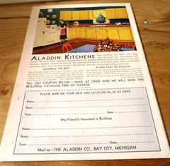MCM 1954 Aladdin Home Plans Catalog Advance Showing Readi-Cut Architecture 16pgs