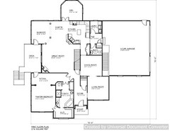 Full Set of two story 4 bedroom house plans 3,519 sq ft