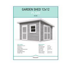 Lot of 14 Garden Shed & Backyard Office DIY Plans and Build Guide | DIY Instruct