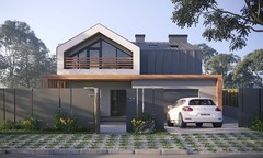 Modern House Plan Building Plans Blueprints 217m 2,336ft 3 bedroom 2.5bath CAD