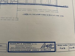 Home Plans 4 Bedrooms 2 Bath From Esteemed Architect Rudolph A Matern 1960’s