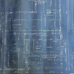 1950’s VTG Greenwood #6 Standard Homes Blueprints Raleigh NC Plan 4 Pages 3 Bed