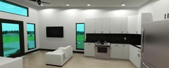Custom Modern Cabin Plans – 1 Bed 1 Bath 543 sqft – $68,000 (Cost to Build)