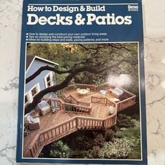 Lot of 5 Vintage DIY Deck Patio Plan Design Build Books 70s -90s Sunset