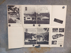 VTG 1950s Ranch Cottage Good Housekeeping Floor Plan MCM Cliff May Mid Century