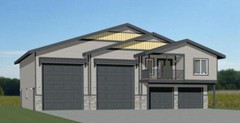 56×50 Apartment – 2-RV – 3 Br 2.5 Ba – PDF FloorPlan – 1,703 sqft – Model 1B