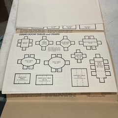 Rare Unused Vintage 1981 Better Homes And Gardens New Furniture Arrangement Kit!