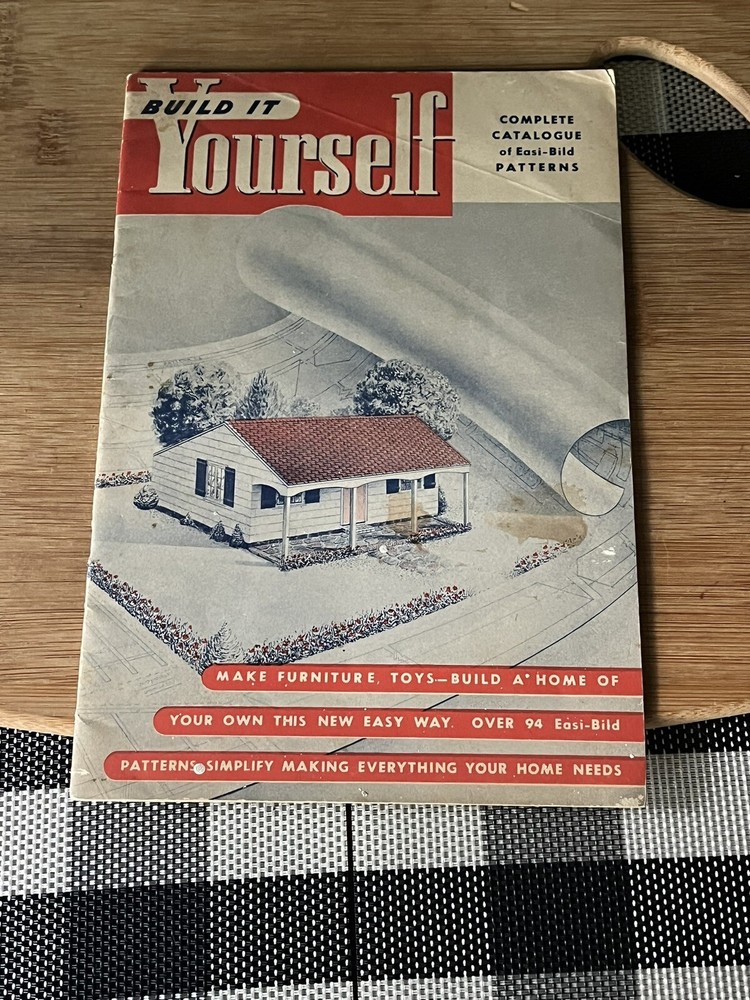 Vintage Easi-Bild patterns Country Cottage House architecture