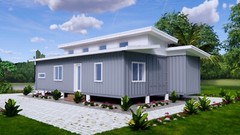 3 High Cub Container 24×40 Feet 2 Beds 1 Bath Shed Roof PDF (A4 Hard Copy)