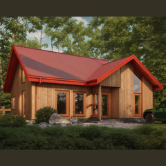 Modern House Plan, American Style House, Barndominium House, Farm House- G70