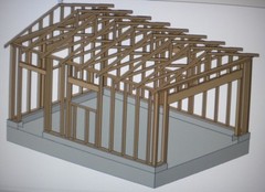 PERMIT READY 12′ X 16′ GARAGE PLAN DRAWN TO SCALE BLUEPRINTS AND MATERIALS LIST