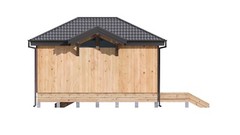 25×18 Backyard Office / Bar / Tiny House Architectural Build Plans PDF Download