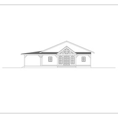 American Style 3 Bedroom House Plans PDF + AutoCAD DWG + 3D Renders