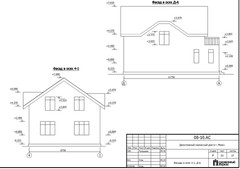 Construction Drawings/ DESIGN / PLANS / Frame house Miias-145.