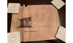 Architectural Drawings Haddonfield NJ Addition 1970s Thomas J Carroll Blueprints