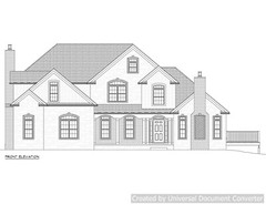 Full Set of two story 4 bedroom house plans 4,050 sq ft