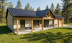 Modern Farmhouse Plan 1600 Sq Ft, 3 Bed 2 Bath, Open Concept