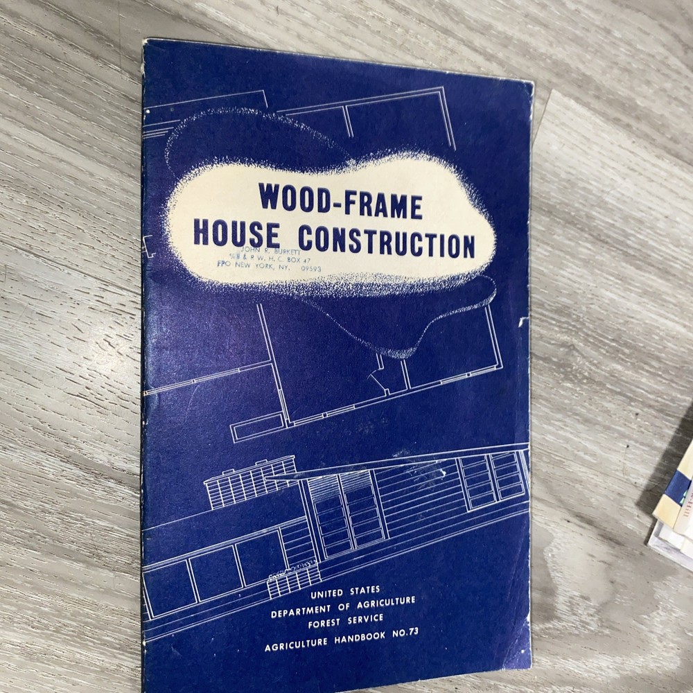 Wood-Frame House Construction (Soft cover)L. O. Anderson and O. C. Heyer 1955