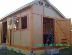 10X20 SALTBOX WOOD STORAGE GARDEN SHED PLANS 26 STYLES, GABLE GAMBREL, 8, 12, 16