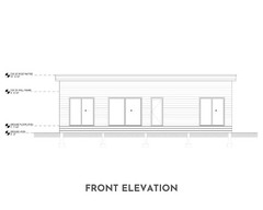 Modern Cabin House, 16′ x 40′, 640 Sq Ft, Tiny House, Architectural Plans