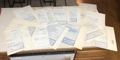 14 Vintage Firestone Tire And Rubber Blue Prints Rare 1980’s