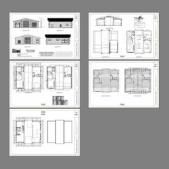 50×48 1-RV 1-Car Garage 2 Br 1.5 Ba – PDF FloorPlan – 2,274 sqft – Model 5E