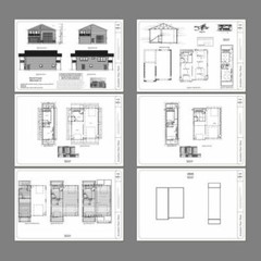 36×42 Apartment with 1-Car 1-RV Garage — PDF Floor Plan — 853 sqft — Model 1A