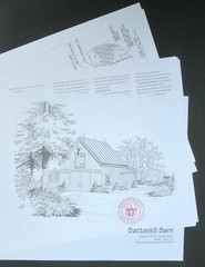 Battenkill Car Barn & Shop with Loft – 3 Complete Sets of Plans (eB-103×3)