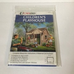 U Can Do It Yourself Children’s Playhouse Blueprints Plans Instructions List