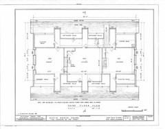 Shadows on the Teche – Antebellum Mansion southern style – printed drawings