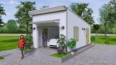 13×23 Garage Shed Roof 4×7 Meter 1 Car Shed Plan PDF Plans (A4 Hard Copy)