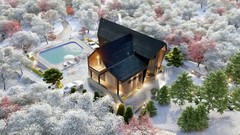 Shift Barn House 3 Bed, Terrace, Balcony CAD Blueprints Metric/Imperial