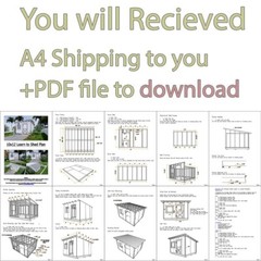 10×12 Learn to Shed Plan (PDF Plans and A4 Hard Copy)
