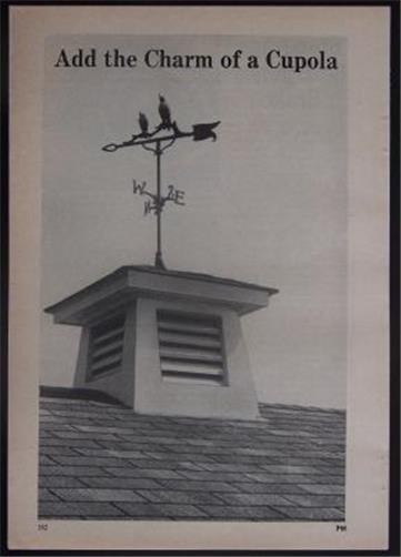 ROOF-TOP Louvered CUPOLA How-To Build PLANS 3 designs