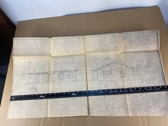 vintage 50s mid century modern house blueprints/ house plans/ mcm/ california