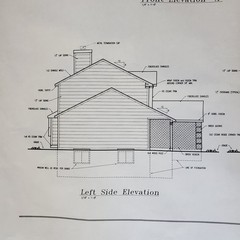 Colorado Blueprints Classic Homes Set of 5 Blue Print Papers Fine Line Design