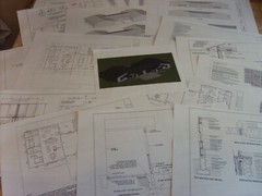 Duplex House Plans 2160 total sq.ft. 2 bedrooms each side. PDF files available.