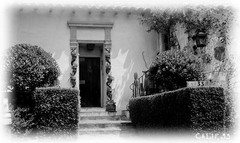 Southwestern Style Adobe Courtyard Home, architectural drawings, 4 bedrooms